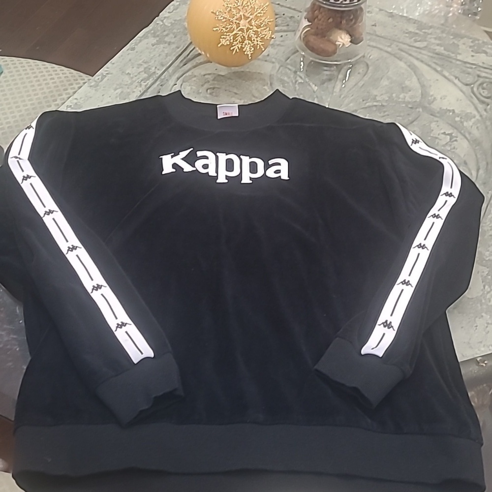 KAPPA MEN'S VELOUR PULLOVER LIKE NEW MEDIUM